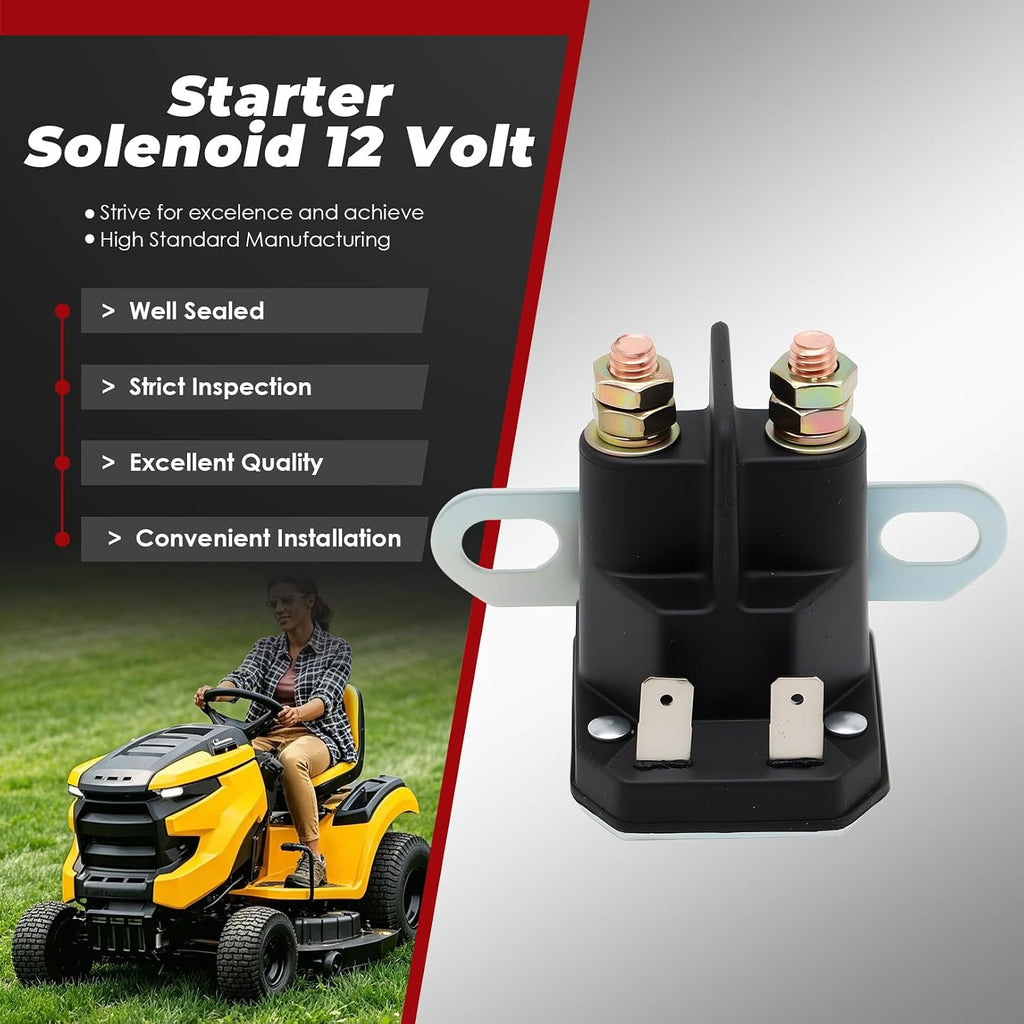 Nakkaa Starter Solenoid 1 Volt Compatible with LTX1045 Lawn Mower