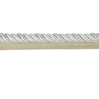 12 Yard 3/8" Nylon Twisted Lip Cord Trim,Mix Beige