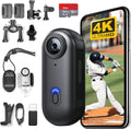 H8 64GB 4K Thumb Action Camera, Mini Body Cameras, Wearable Vlogging Camera | Multiple Accessory Mount Anywhere Small
