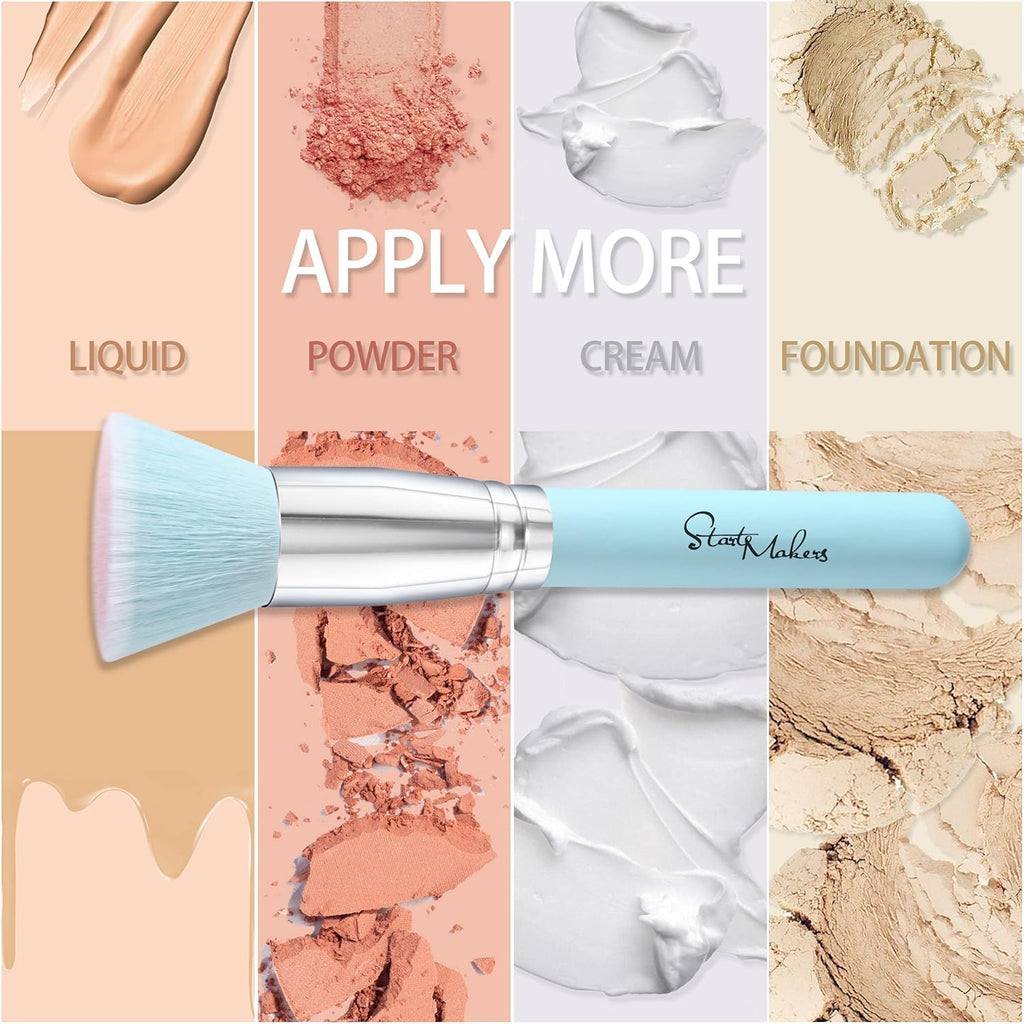 Makeup Brushes Foundation Brush for Liquid Makeup, Flat Top Kabuki Foundation Brush Premium Make up Brushes Liquid