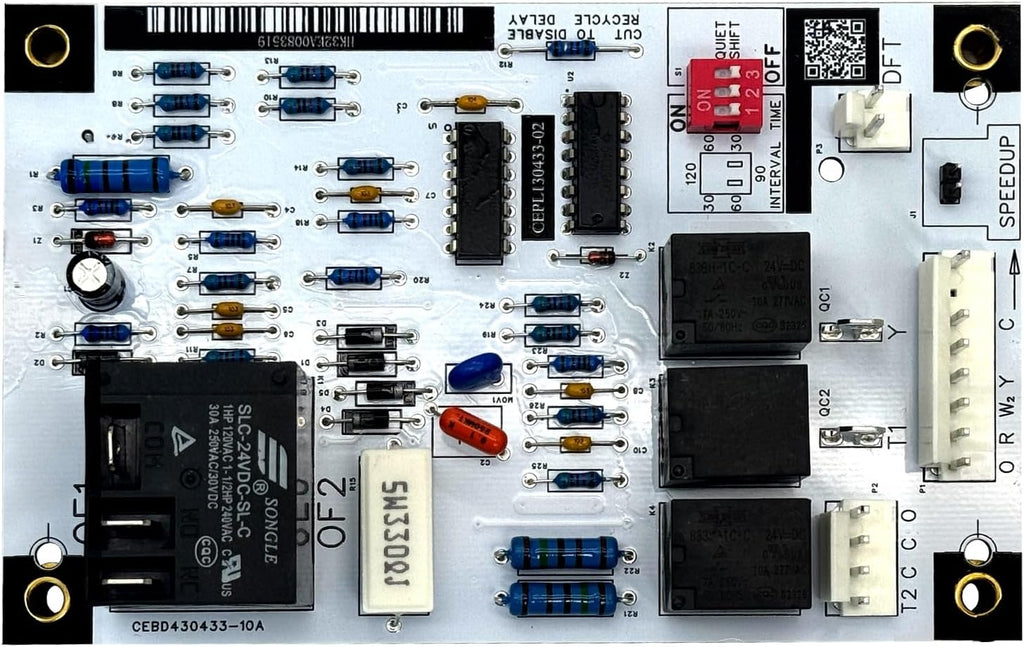 HK32EA008 CEBD430433-10A Defrost Control Board for Carrier/Bryant/Payne HK32EA003 CES0130076-00 1185790 CEPL130433-01 Defrost Control Board