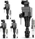 UF491 Ignition Coil & XP5263 Double Iridium Spark Plug for Chevy Equinox