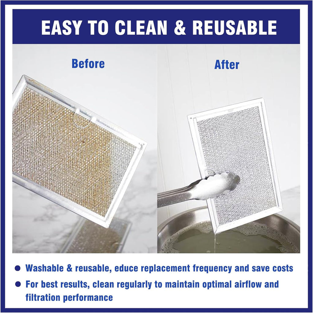Microwave Grease Filter for GE JVM3160RF1SS, JVM3160DF8BB, JVM3160RF8SS