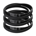 uxcell 3pcs 510J6 PJ V-Ribbed Belt 6 Ribs 51" L x 0.55" W x 0.14" H, EPDM