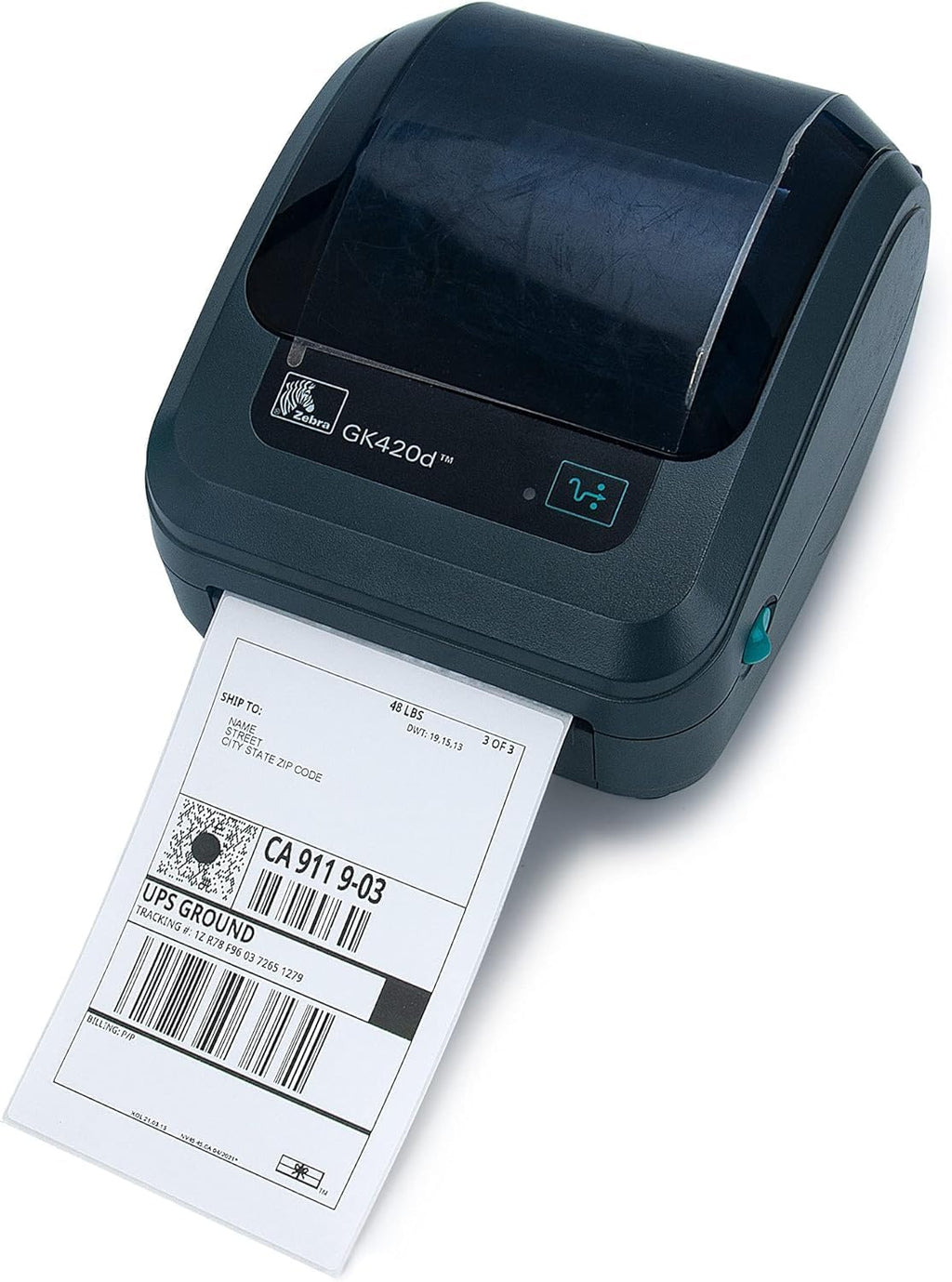 4x6 Thermal Shipping Labels, 6000 Fanfold Thermal Printer Labels | 2stacks, 3000 Labels/Stack, Perforated, BPA Free