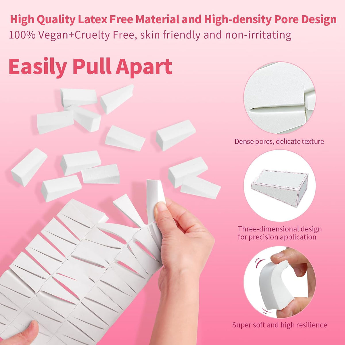 324 Pcs Makeup Sponge Wedges Make Up Sponges for Foundation