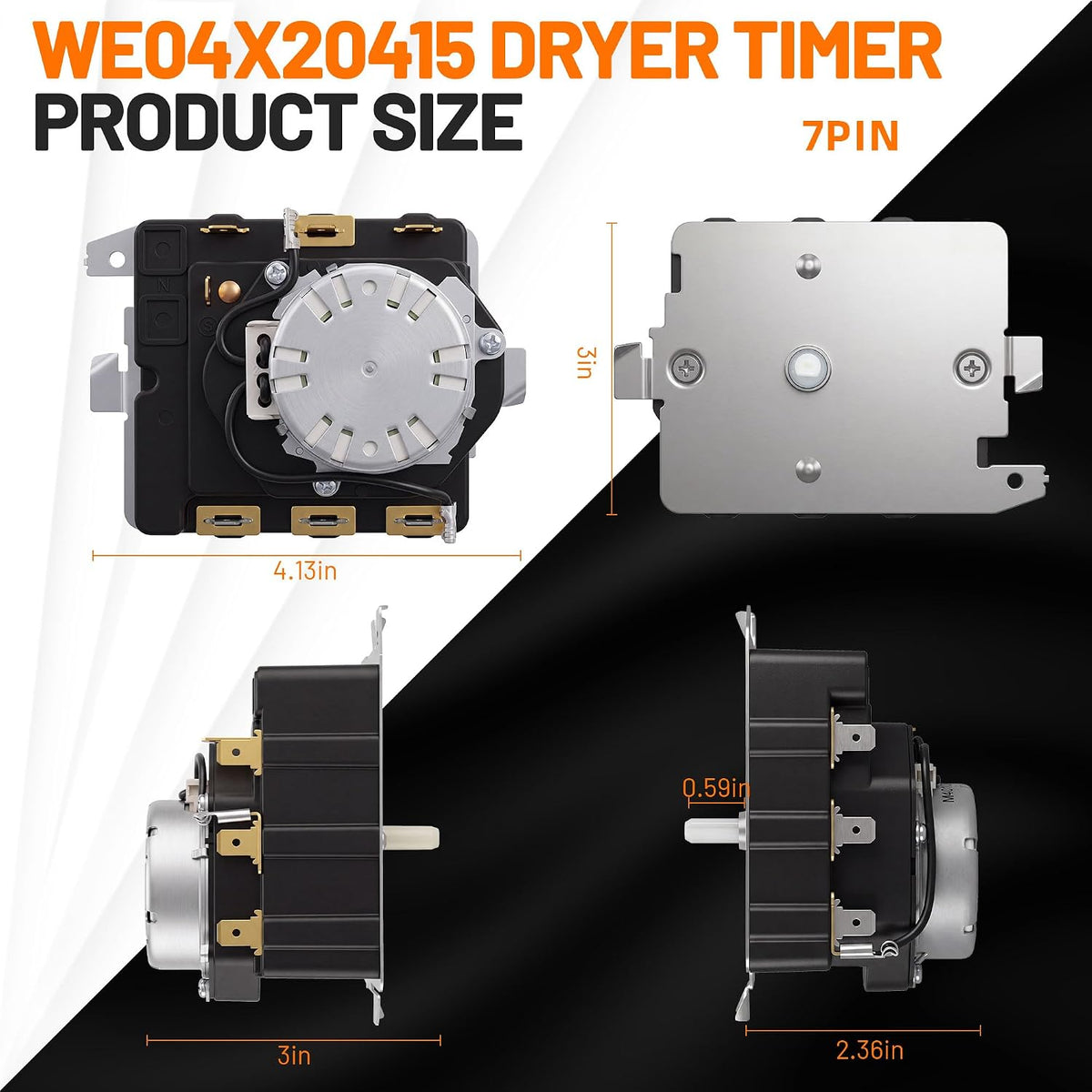 HTDX100GM8WW DBXR463GG8WW DHDSR46GG1WW Fits for GE Dryer Timer Replacement