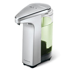 8 oz. Touch-Free Sensor Liquid Soap Pump Dispenser with Soap Sample, Brushed Nickel