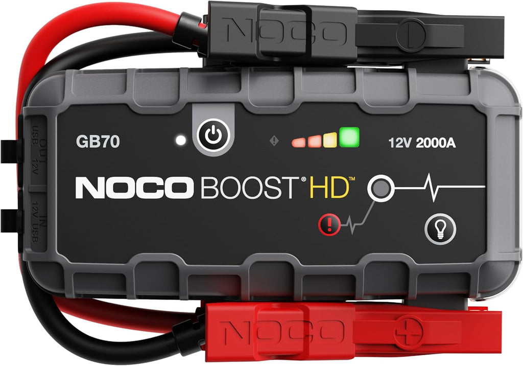 Boost GB70 2000A UltraSafe Jump Starter, 12V Lithium Battery Booster