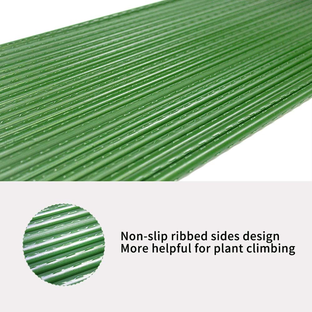 6ft 50 Pack Tomato Stakes Plant Stake Supports Garden Fences Trellis Metal Plastic Coated Plant Cage Supports Climbing