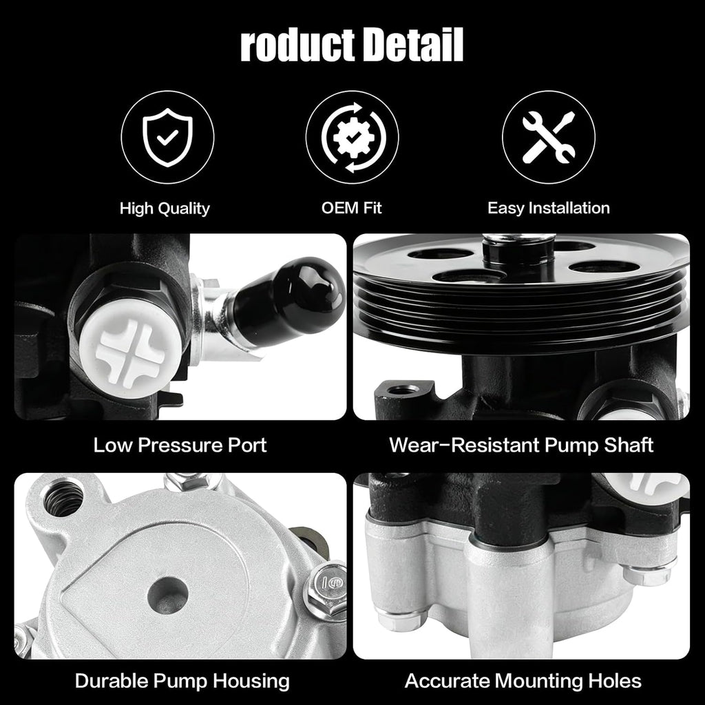 Power Steering Pump with Pulley for 3.0 3.3 Toyota Camry