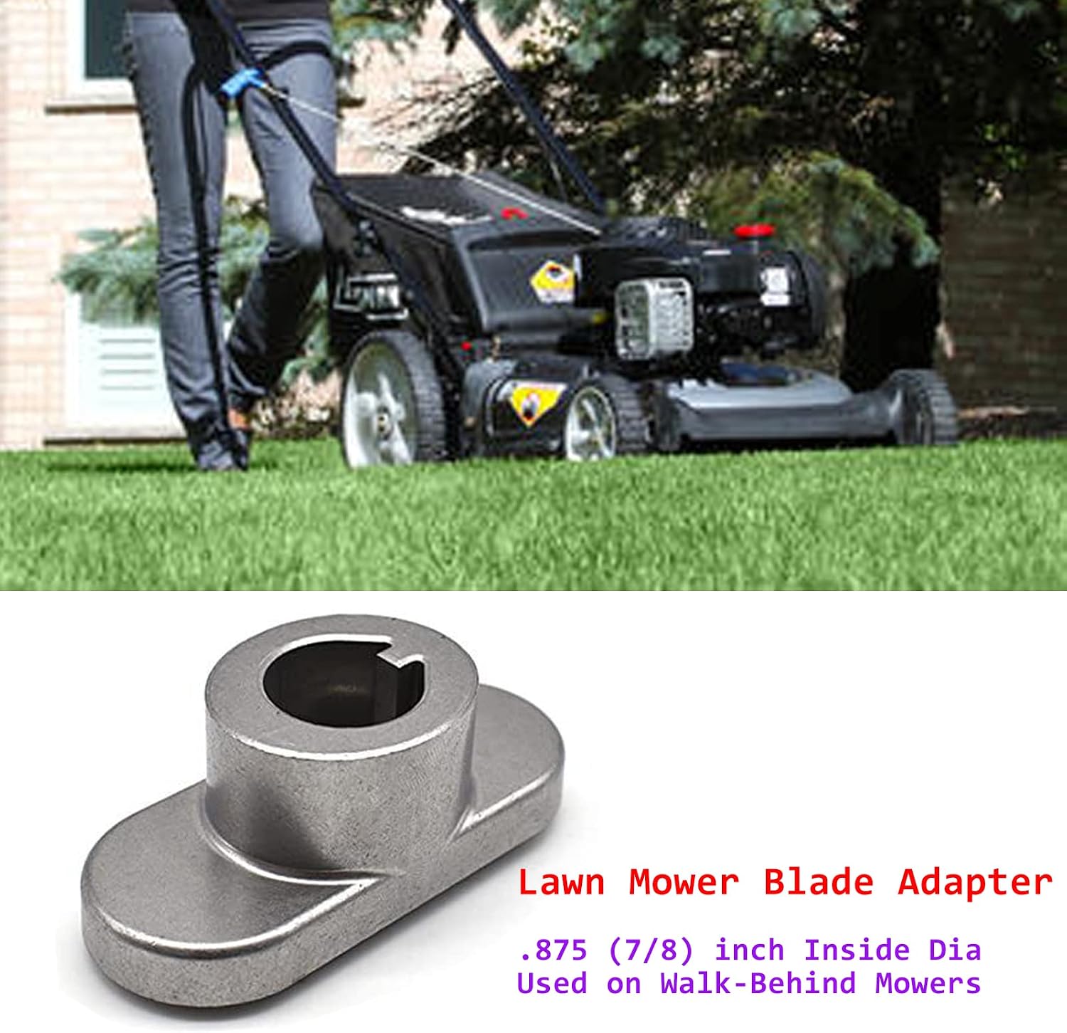 748-0376E Lawn Mower Blade Adapter Replaces MTD 748-0376 748-0376A 748-0376B 748-0376C, Fits MTD Craftsman Troy-Bilt