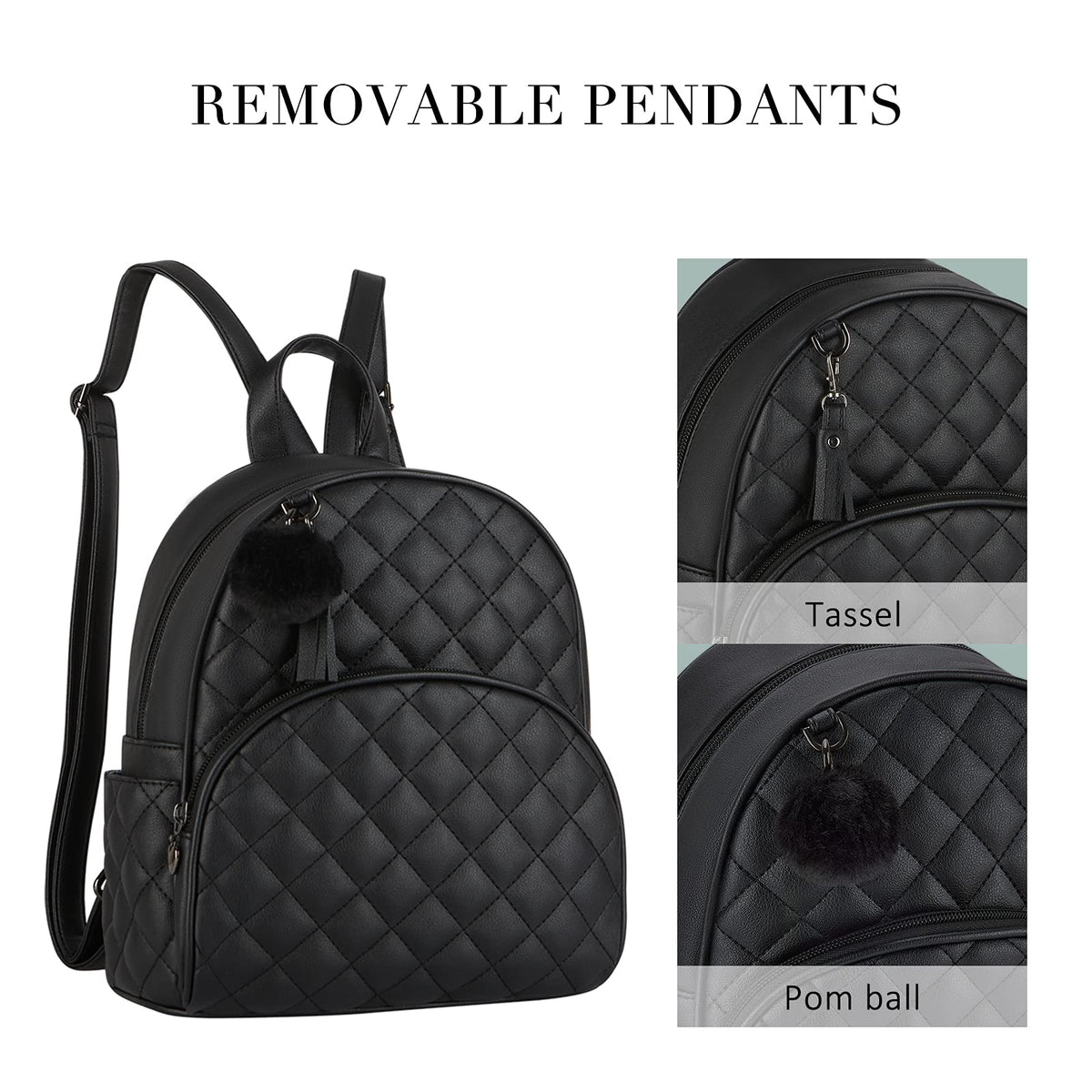 Mini Backpack for Women Leather Small Backpack Purse for Ladies