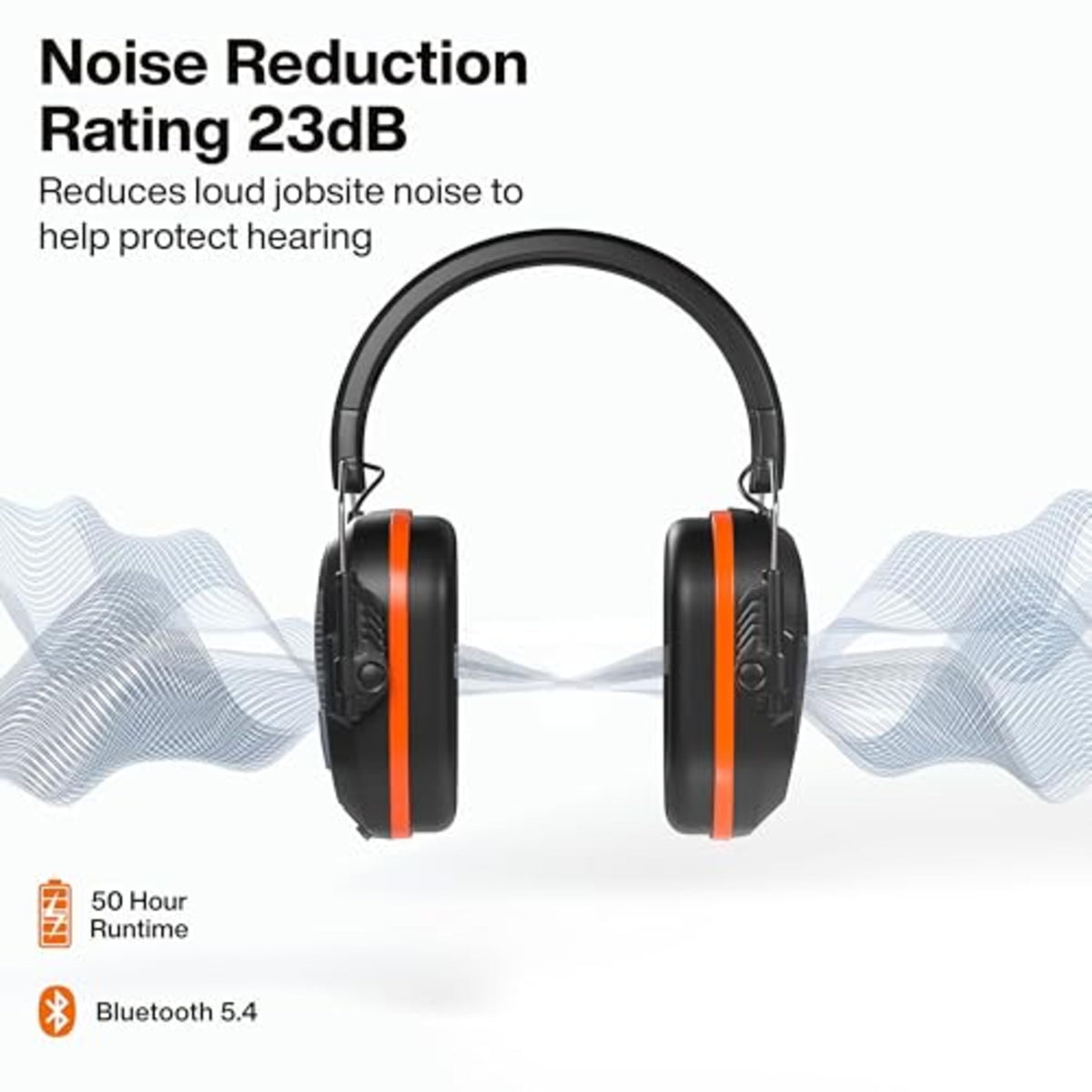 AESEM2 Slim Bluetooth 5.4 Hearing Protection Earmuffs
