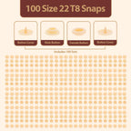 Plastic Snaps for Clothing - No-Sew Buttons