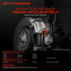 A-Premium Rear Brake Pad Wear Sensor Compatible with Audi & Porsche Models