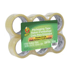 Brand Standard Packaging Tape Refill Rolls, 1.88 in x 54.6 Yds 6 Rolls