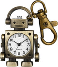 Men's Portable Quartz Pocket Watch with Key Chain,Portable Quartz Arabic Digital Dial Pocket Watches with Chain