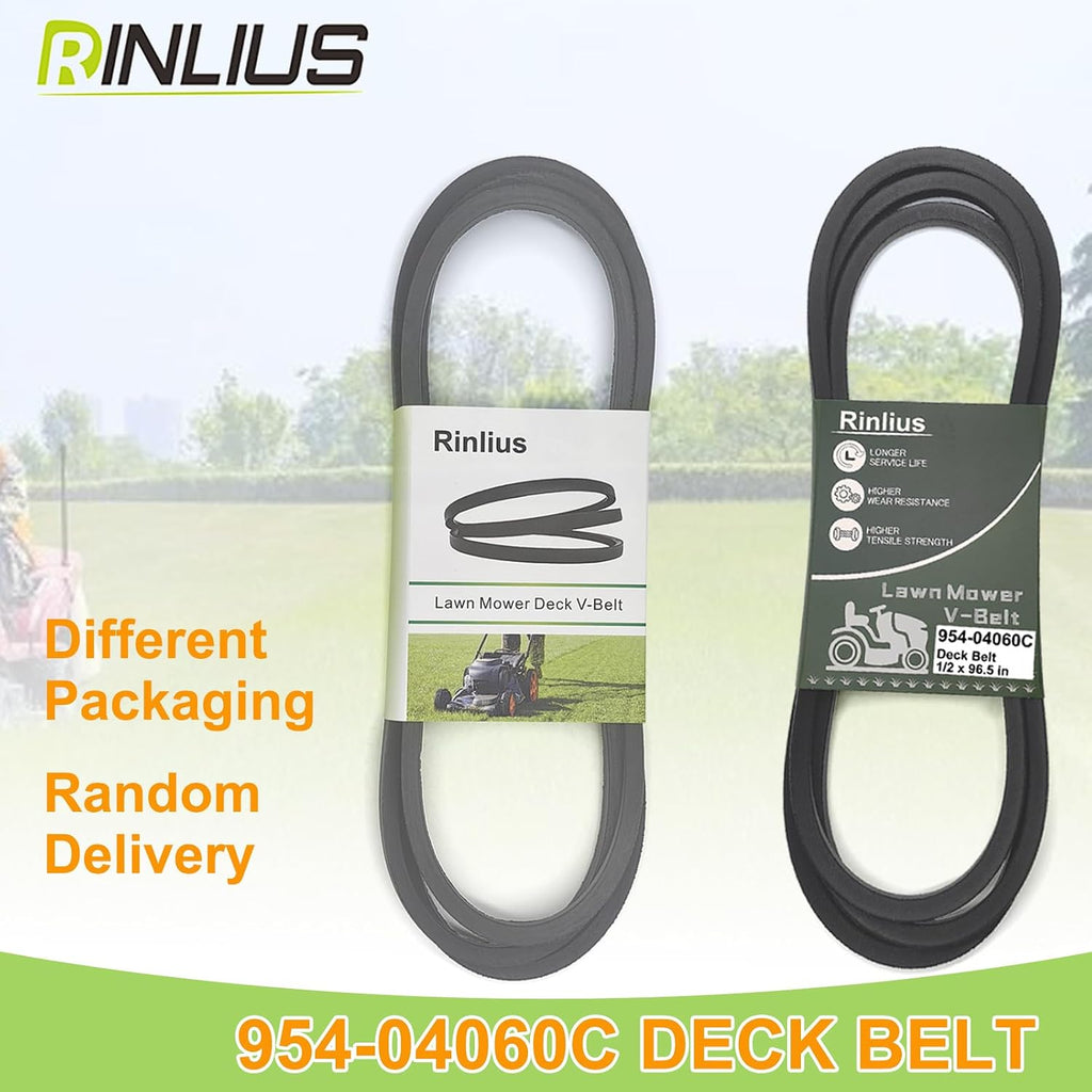 Mower Deck Belt 954-04060C for Craftsman Troy-Bilt Cub Cadet John Deere MTD 42 inch Decks 954-04060B 954-04060 754-04060 754-04060C Lawn Mowers(1/2" x 96.5")