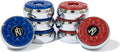 Shuffleboard Pucks, 2-1/8'' (53mm), Set of 8 Blue/Red.