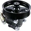 Power Steering Pump with Pulley Compatible with 2004-2008 Ford F-150 4.6L 5.4L, Expedition, Lincoln Mark LT Navigator, Replaces 6L3Z3A674B 7L3Z3A674C