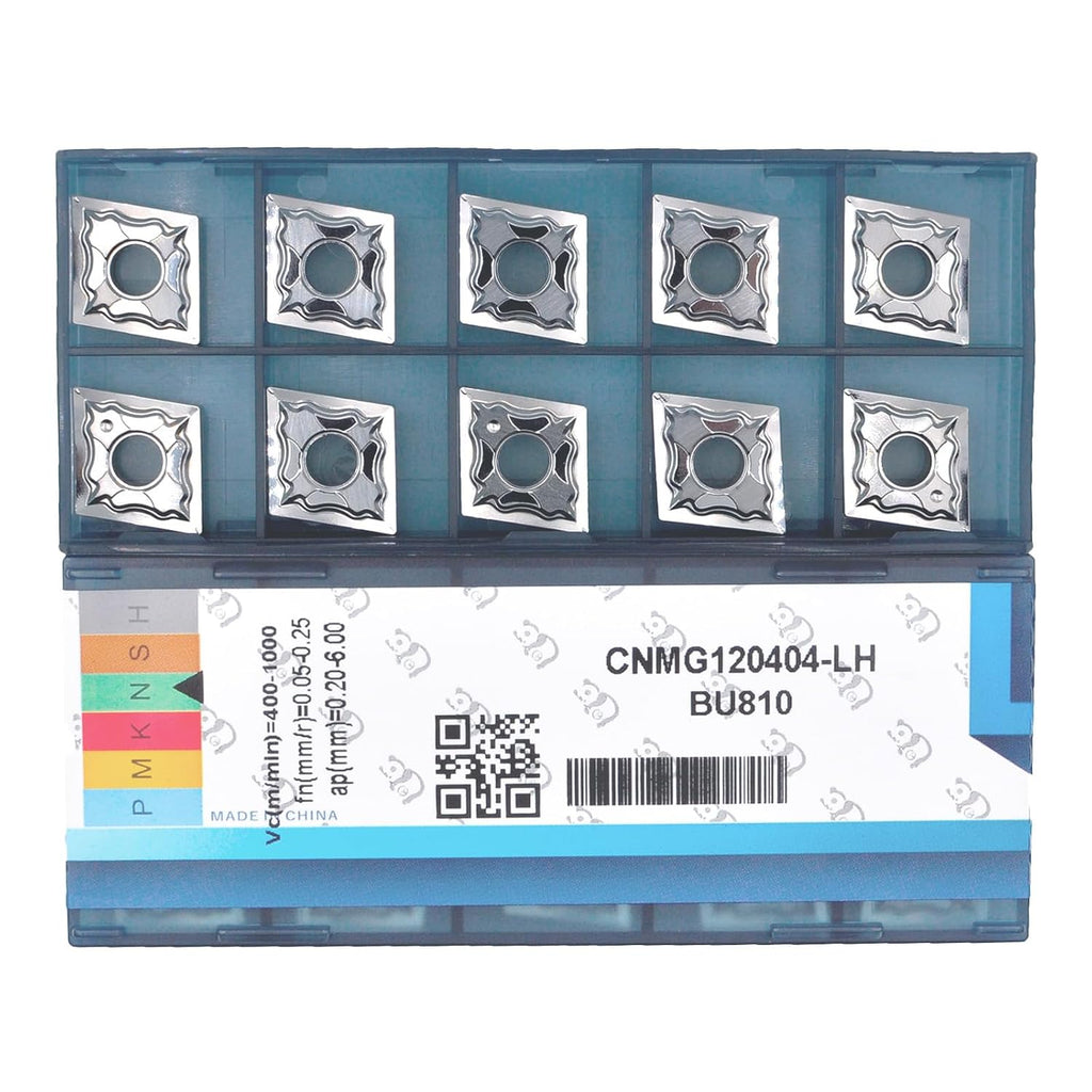 CNMG431 (CNMG120404) Indexable Carbide Inserts for Aluminium, 10pcs