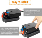 Power Wheel Adapter for 20V Max Battery, 2 Pack