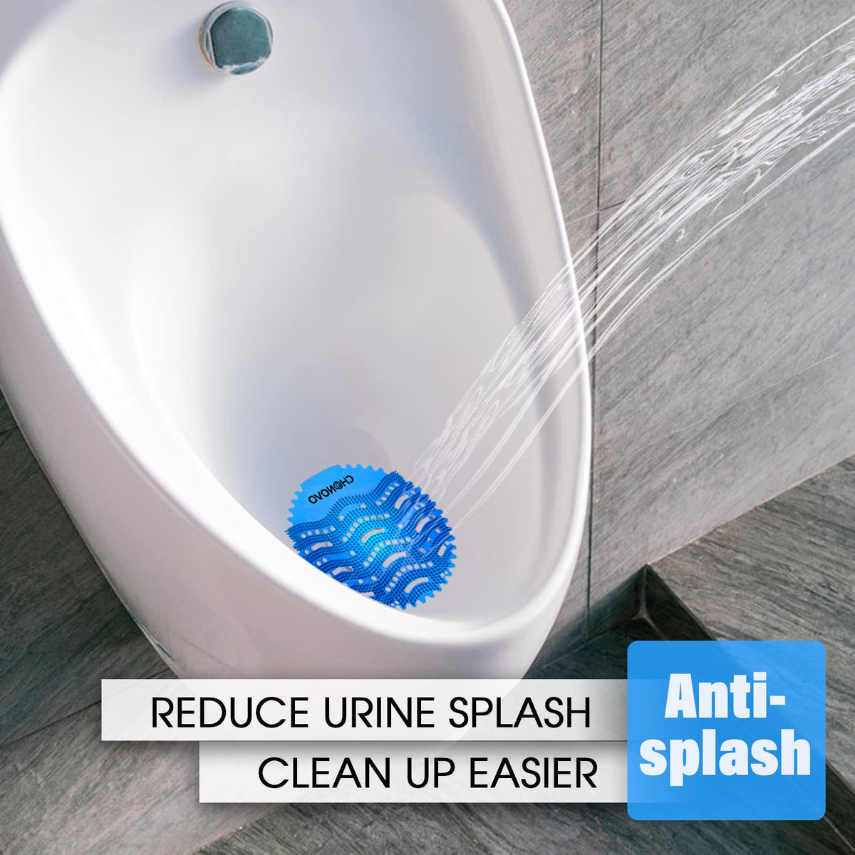 Urinal Screen Deodorizer, 24 Pack Urinal Cake Bulk with 3 Scents