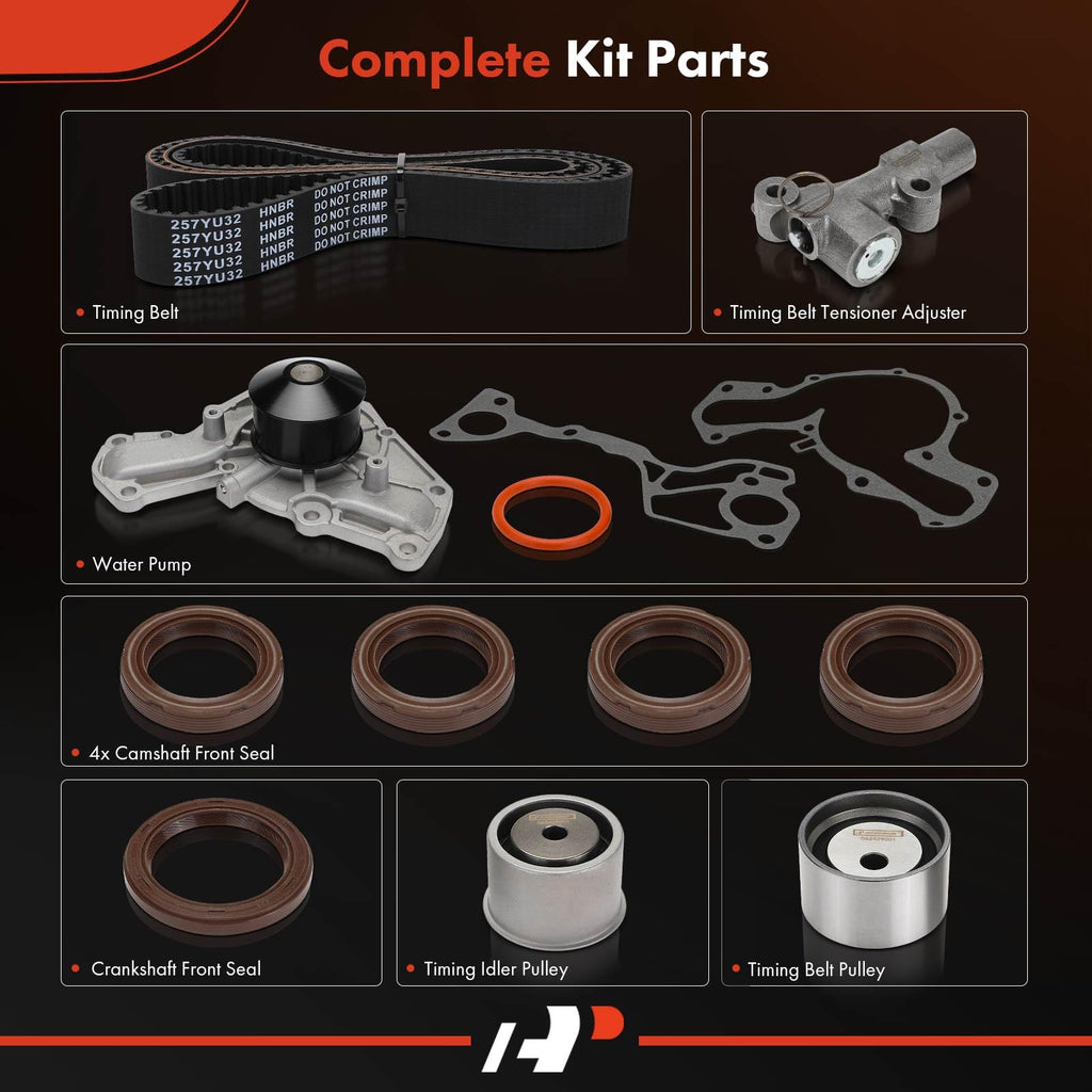 A-Premium Engine Timing Belt Kit with Water Pump