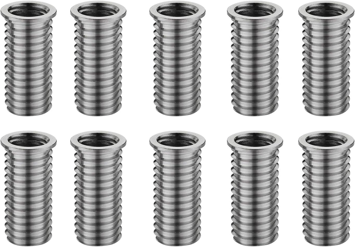 M12x1.5x24MM Metric Thread Repair Inserts, 10PCS Solid Inserts