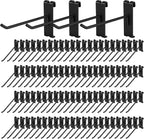Heavy Duty 6" Gridwall/Grid Panel Hooks, Black (96-Pack, 6-inch)