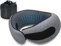 Neck Travel Pillows for Airplanes Memory Foam Neck Comfort Pillow Compact Ergonomic Design Sleeping Essentials for