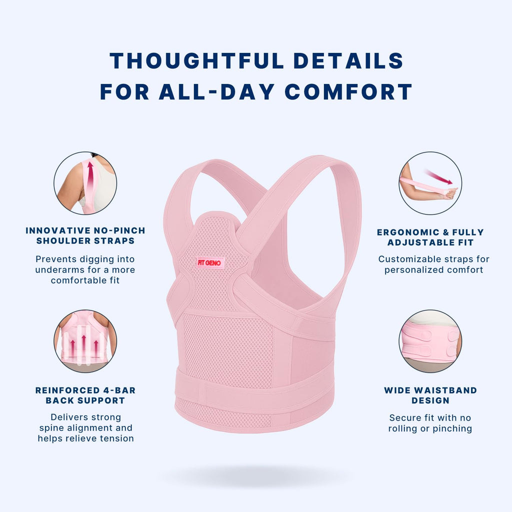 Posture Corrector for Women & Men, Back Shoulder Support Brace