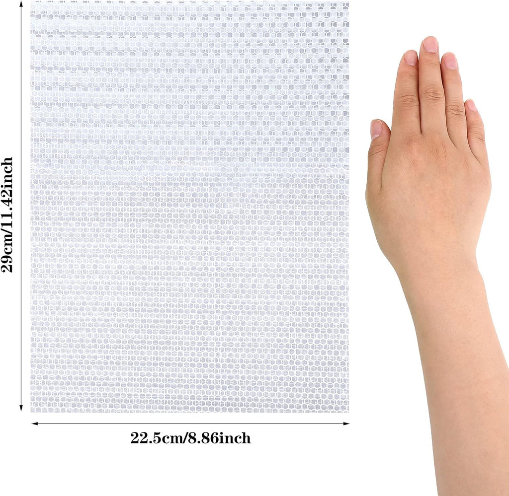 7 Sheets 8.86'' x 11.42'' Adhesive Reflective Stickers Flexible Waterproof Warning Reflective Tape Night Lighting