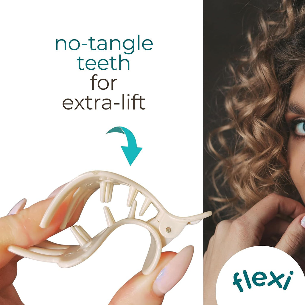 8-Pack Root Lifting Hair Clips - Volumizing Curl Clip Set