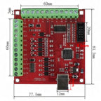 USB Controller CNC Controller Board Stepper Motor Control Board 100Khz for Stepper Motor for CNC Engraving Servo Motor