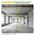 Huepar 12 Ft./3.7M Professional Laser Level Pole - 8Inch & 12Inch Poles