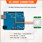 3-Pack HC-SR501 PIR Motion Sensor, Adjustable Delay