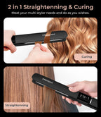 Flat Iron Hair Straightener, Titanium Flat Iron