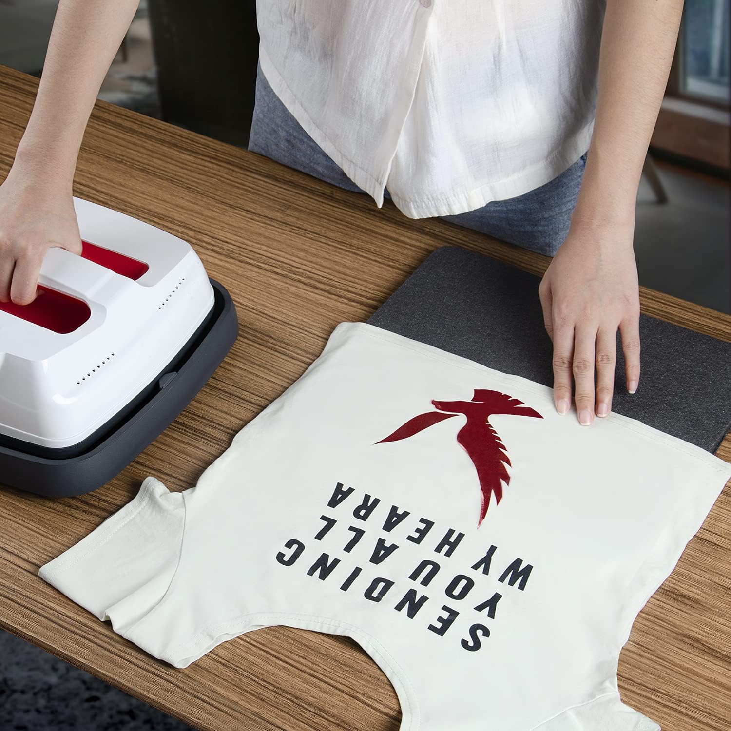 Heat Press Mat 11"x13": Double-Sided Heat-Resistant Materials Protective Resistant Mat Compatible with Cricut