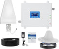 Cell Phone Signal Booster for Home Office - for Verizon, AT&T, T-Mobile&More - GSM, UMTS, LTE - 2G/3G/4G - Mobile