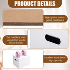 2 Sets Wine Glass Moving Boxes with Divider Kits