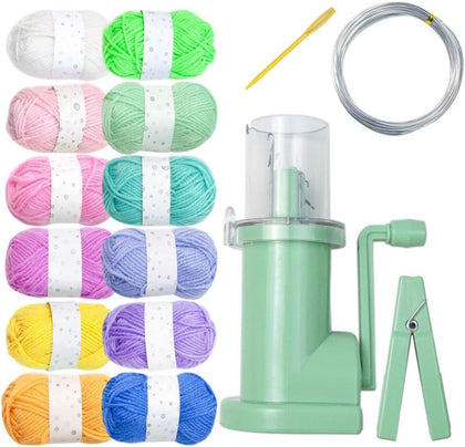 Hand Knitting Machine Household Weaver Multicolor Yarn Knitting Tool Needle Thread Tools Set for DIY Crafts Sewing