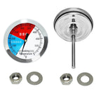 2 Inch BBQ Thermometer Gauge 2 Pack Smoker Temperature Gauge for Grill Pit