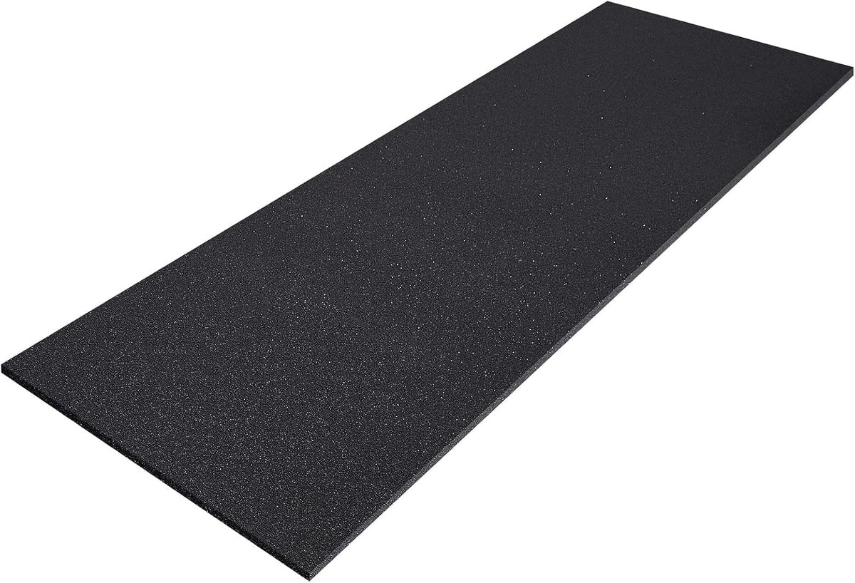 1 Pack Upholstery Foam Sheet, 1/2" X 24" X 72", Black