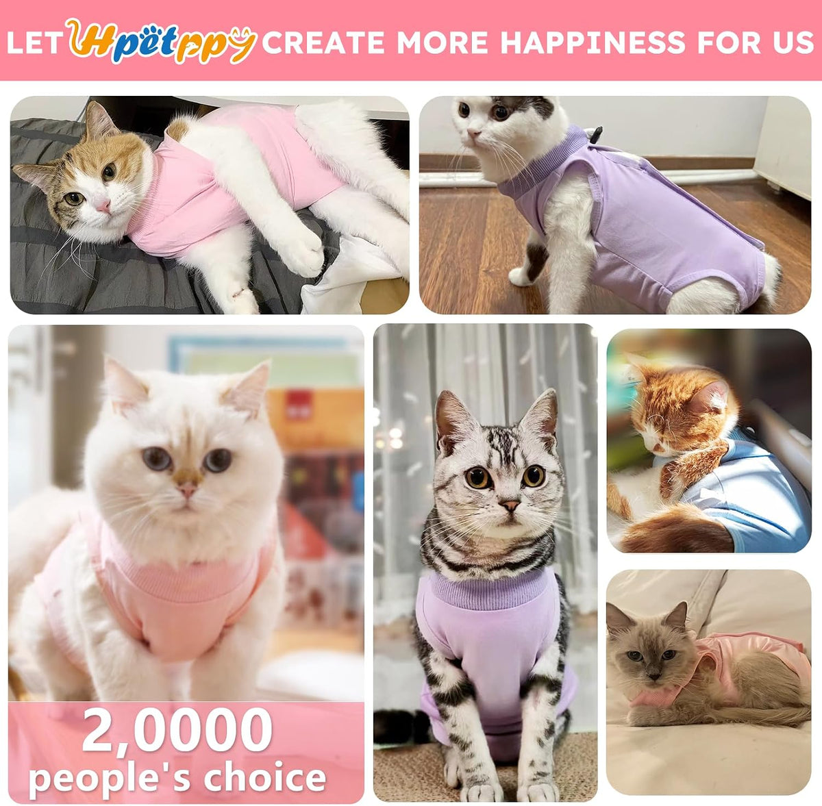Cat Recovery Suit, Breathable Cat Surgery Recovery Suit Female, Cat Onesie for Cats After Surgery Spay Surgical