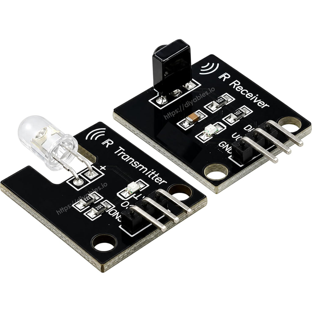 38KHz IR Receiver Transmitter Sensor Module Infrared Remote Control, 5 Sets