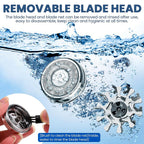Mini Portable Electric Shaver, Rechargeable Shaving Razor for Men
