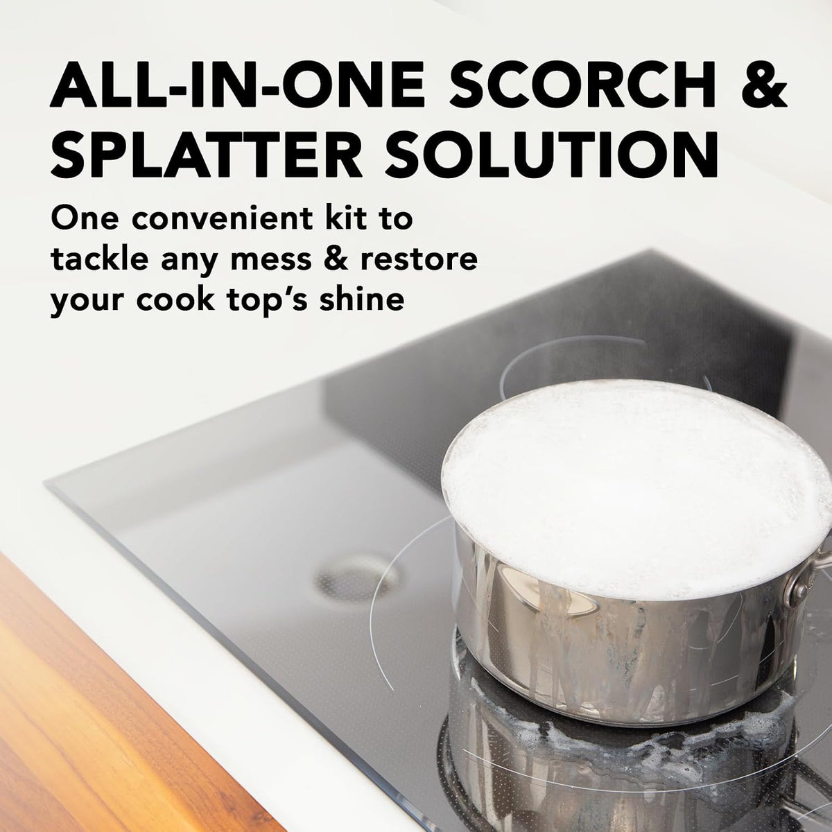 Glass & Ceramic Cooktop, Stove Top & Oven Cleaner Kit