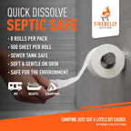 RV Toilet Paper, Camper, Marine, Septic Tank Safe 2Ply